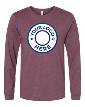 BELLA + CANVAS Heather CVC Long Sleeve Tee