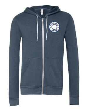 BELLA + CANVAS Unisex Sponge Fleece Full-Zip Hoodie Sweatshirt