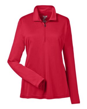 Team 365 Women's Zone Performance Quarter-Zip Pullover